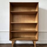 Vintage 60s shelf, spindle legs