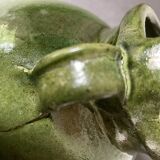 Green terracotta jar