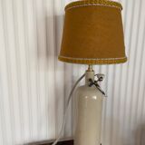 Lampe à poser en céramique beige
