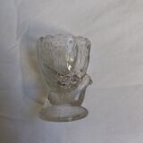 Glass shell molded bird pigeon