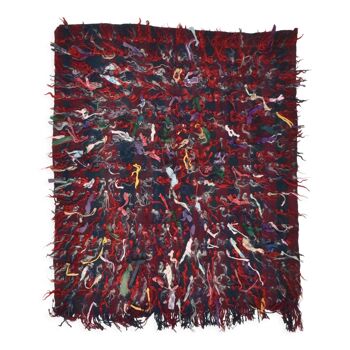Handmade wool turkish rug 122x142cm