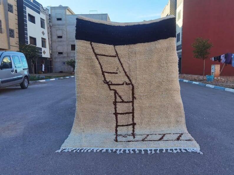 Tapis azilal tissé main taille 200 x 300 cm