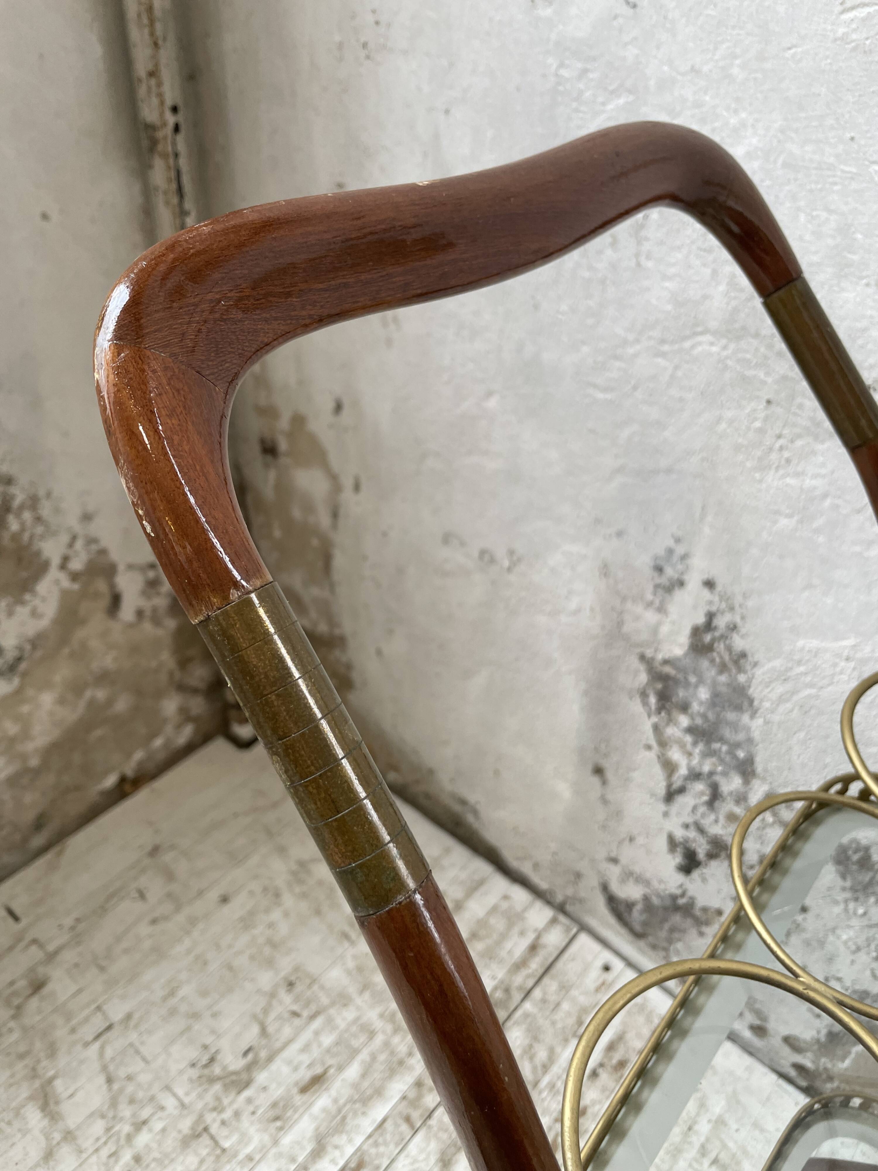 Italian Cesare Lacca style trolley, 1950s