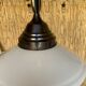 Suspension opaline Art Deco