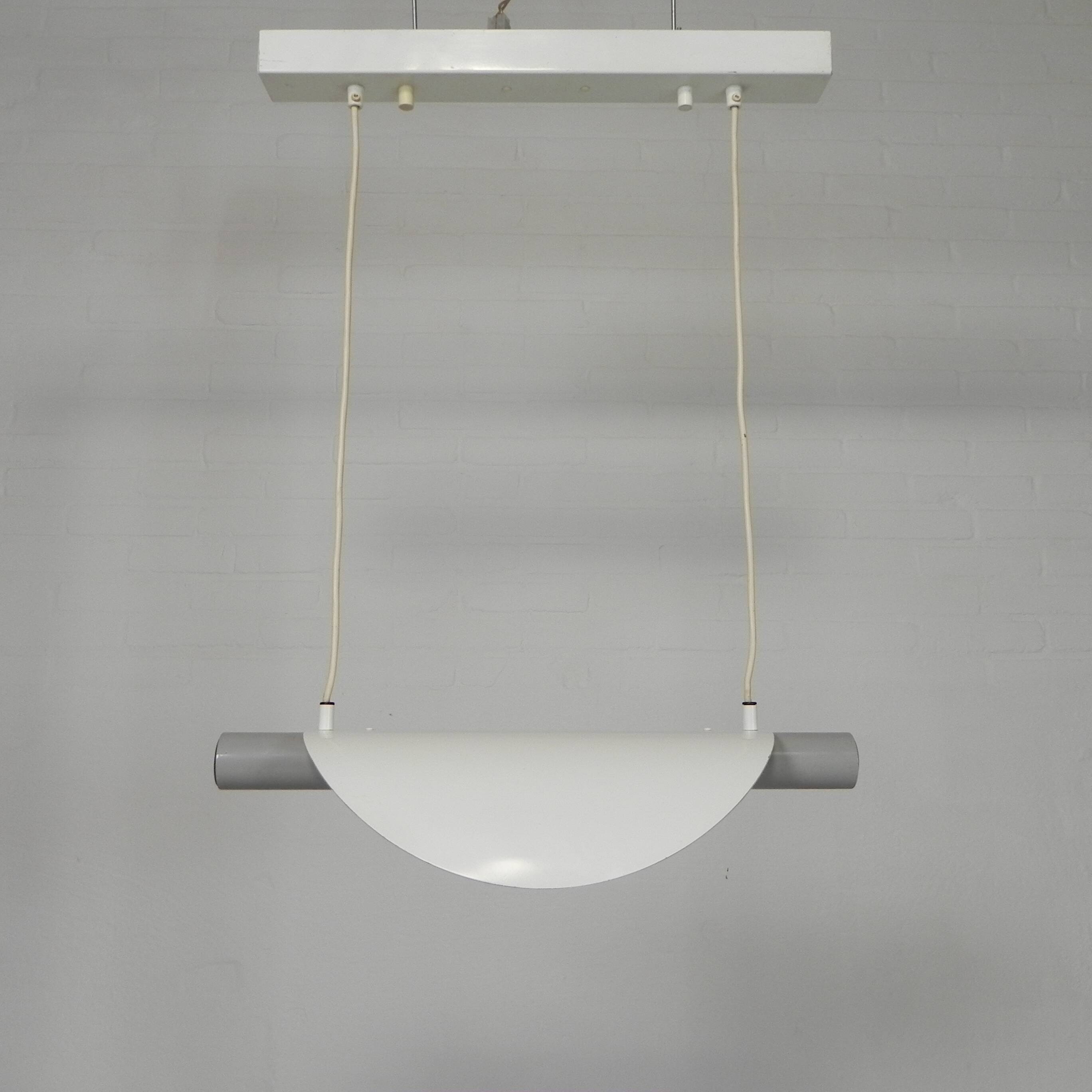 Rare Dijkstra pendant lamp with two wires, 1960s