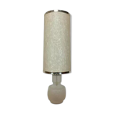 Lampe de sol 1970, 2 feux, verre blanc