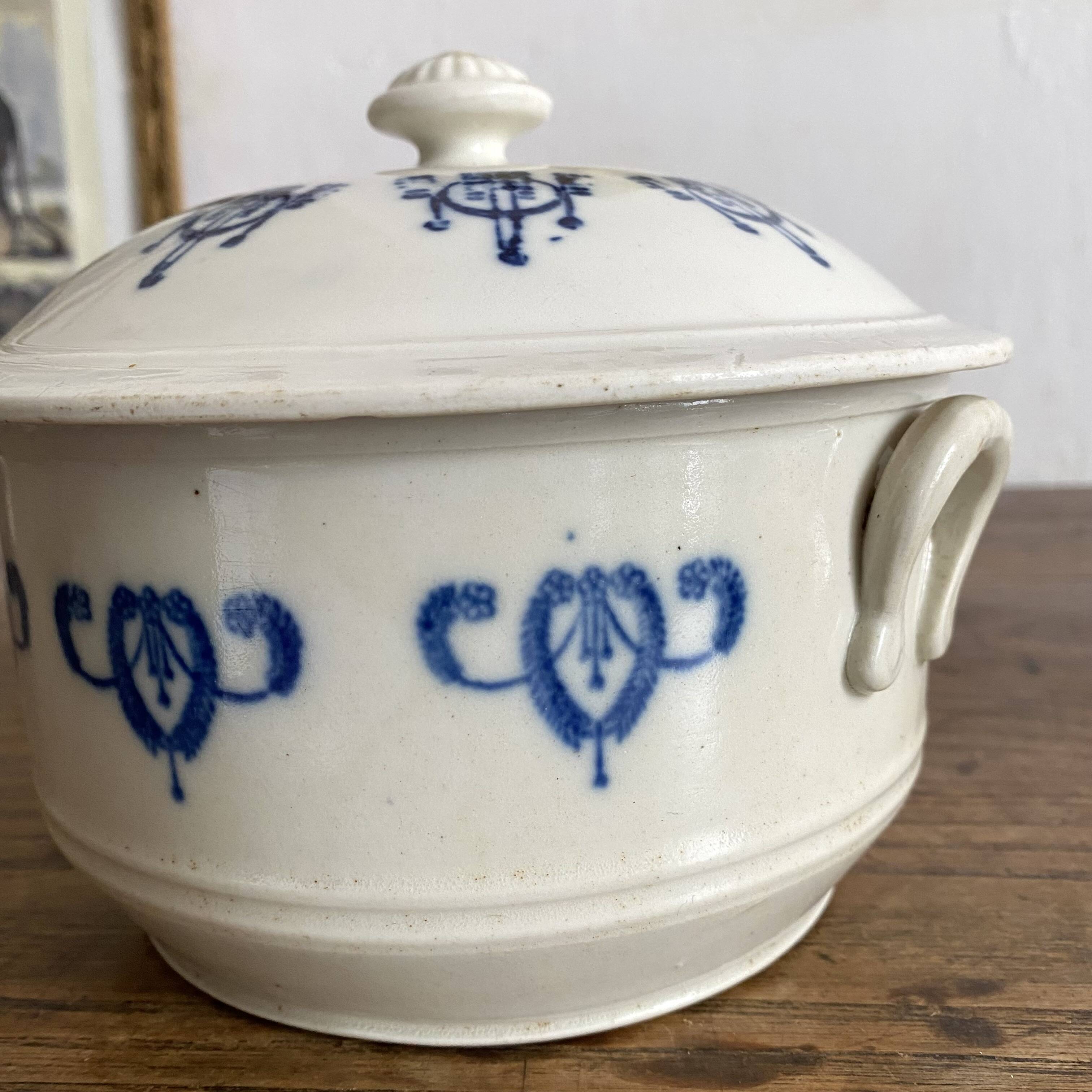 Antique Saint Uze soup tureen