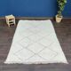 Beni Ouarain Berber rug with red diamond, 170 x 250 cm.