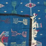 105x155cm blue carpet