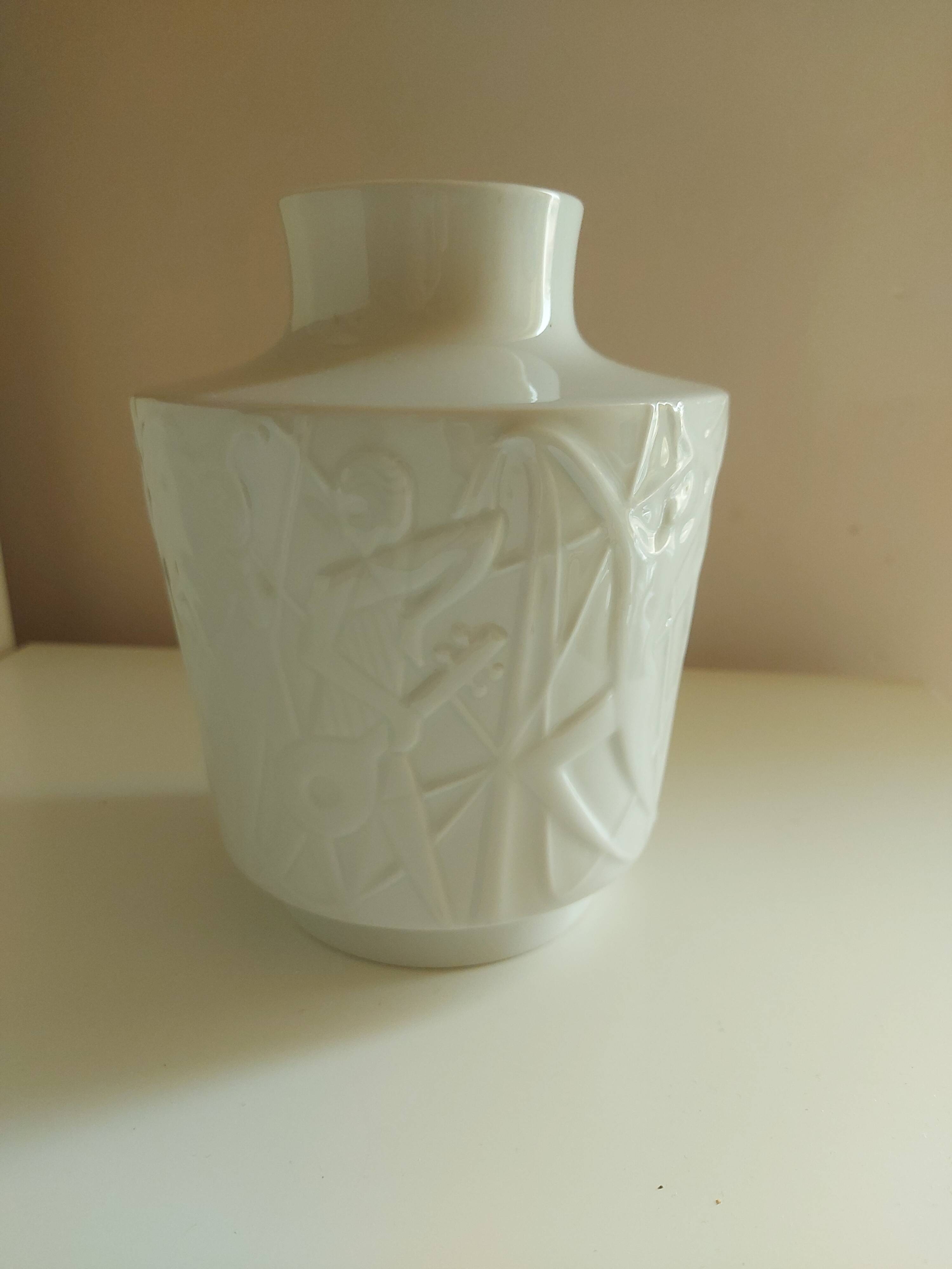 Edelstein ceramic vase, by Kurt Wendler