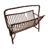 Bamboo magazine holder