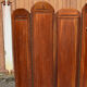 Art Deco screen with 7 panels carved with the insignia of the Foreign Legion, circa 1940