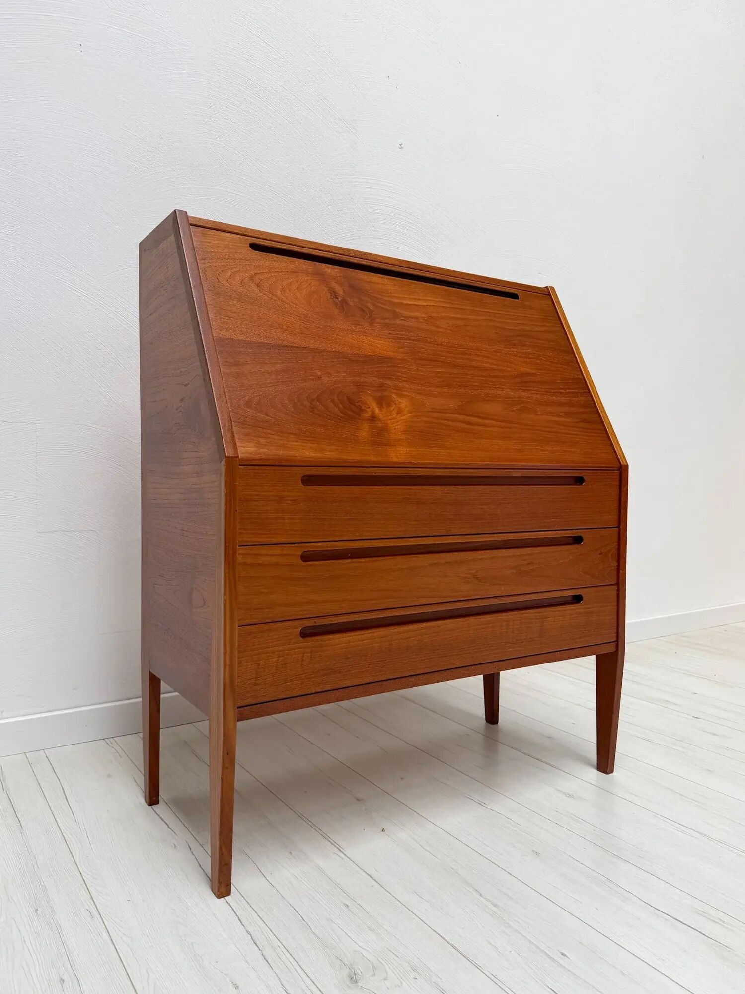 1960s Danish teak secretary desk by Kai Kristiansen for Tørring Møbelfabrik