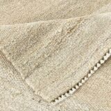 5x8 Beige & Cream Striped Kilim Rug, 160x234Cm