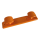 Orange plastic coat rack by Syla - 70's