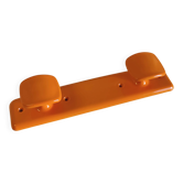 Porte-manteaux en plastique orange par Syla - 70's