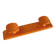 Orange plastic coat rack by Syla - 70's