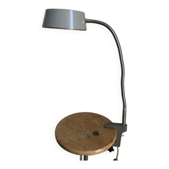 Lampe vintage 1950 Jumo industrielle atelier usine - 55 cm