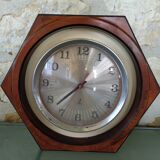 Octagonal pendulum clock JAZ vintage 1970