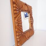 Solid wood mirror 1960