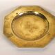 27 cm golden brass tray