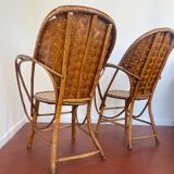 Paire de fauteuils vintage