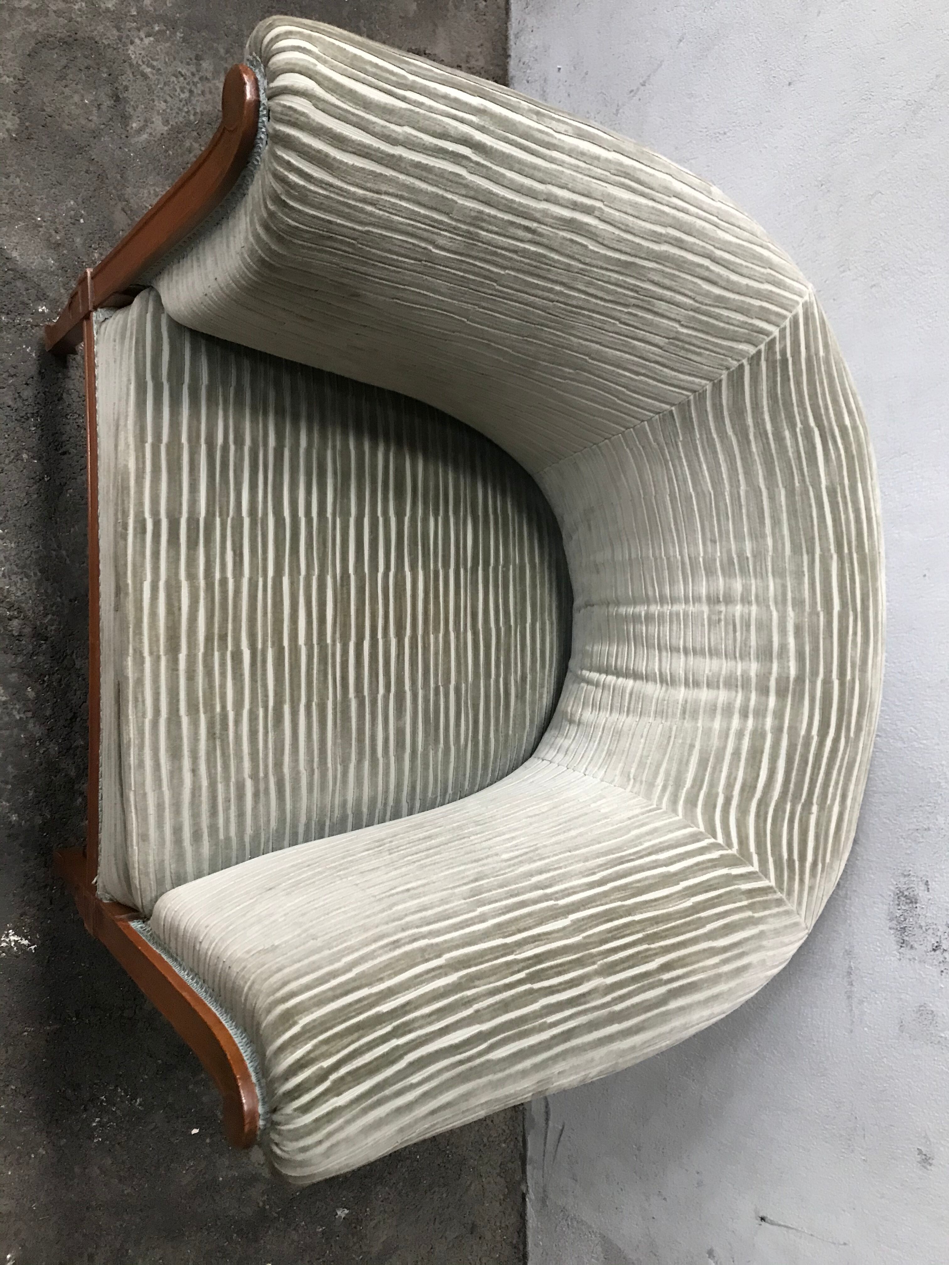 Salon art déco velours