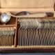 Silver-plated cutlery set, 38 pieces, Goldsmith Apollo, Art Deco, 1920s/1930s