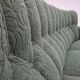 1960s, Danish 3-seater sofa, green furniture wool, oak wood.