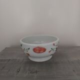 Flared bowl with CNP porcelain handles signed M.C.B. Noël 1980