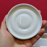 Large white porcelain teapot by Carl Gustaf Jahnsson