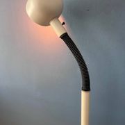 Cobra floor lamp Space Age Mid-Century with a swan neck