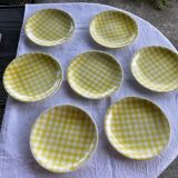 Set of 7 plates Salins Saint-Raphaël