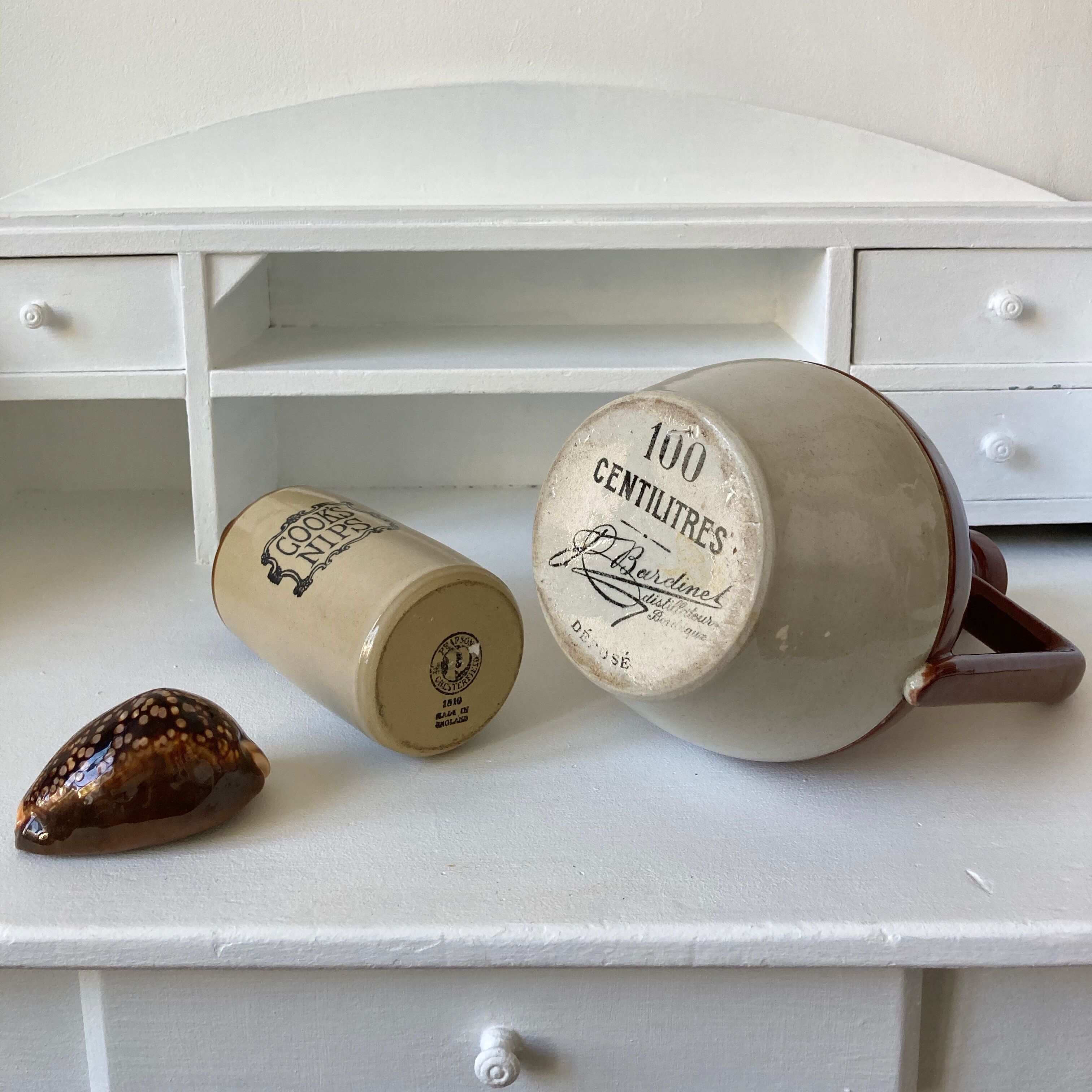 Old sandstone bottles