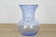 Light blue Biot bubbled glass vase