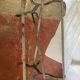 Table de bistrot provencal base cast iron marble top early twentieth century