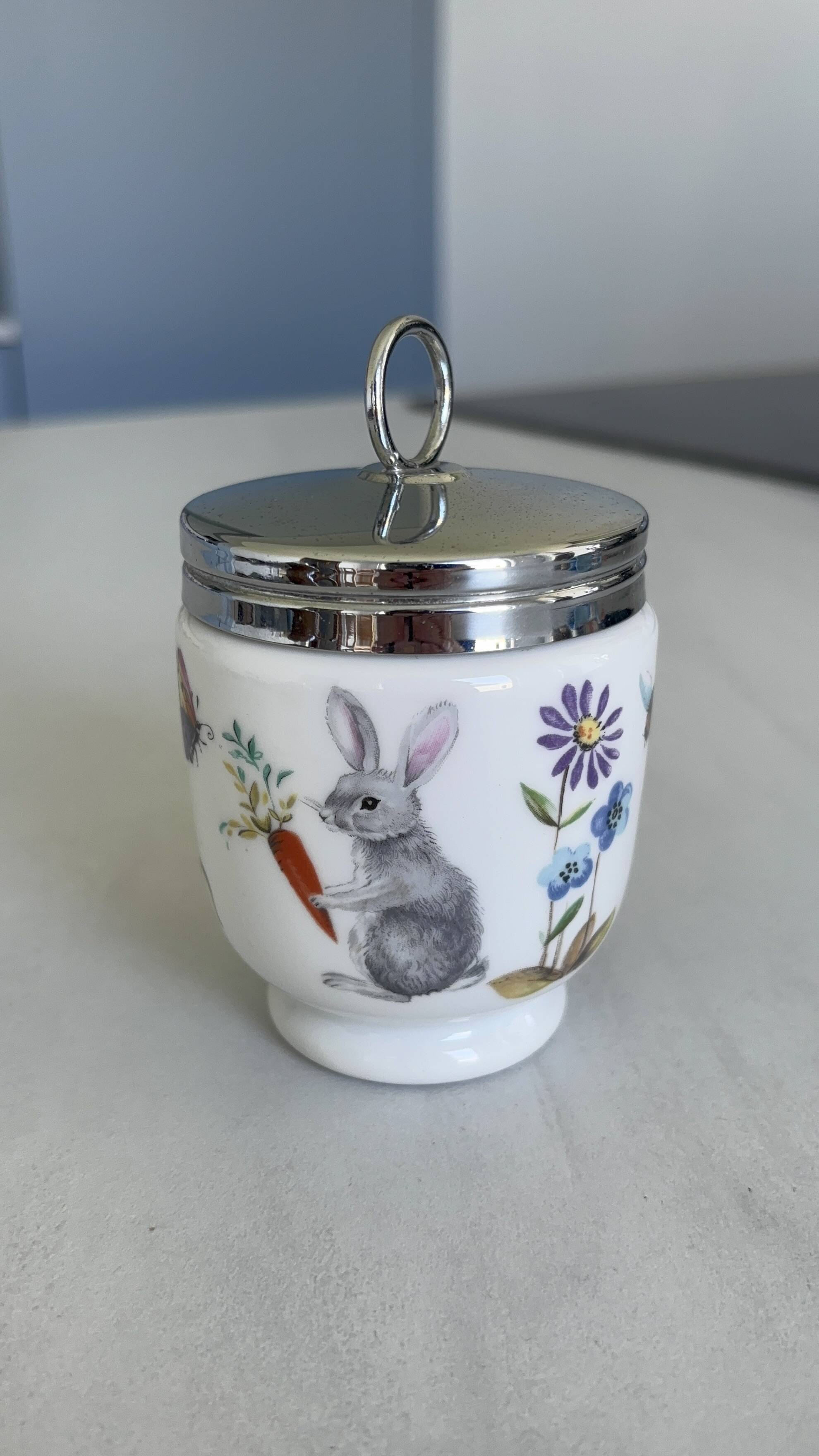 Royal Worcester grand model egg coddler – porcelain poacher egg cup