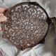 Antique French cast iron trivet