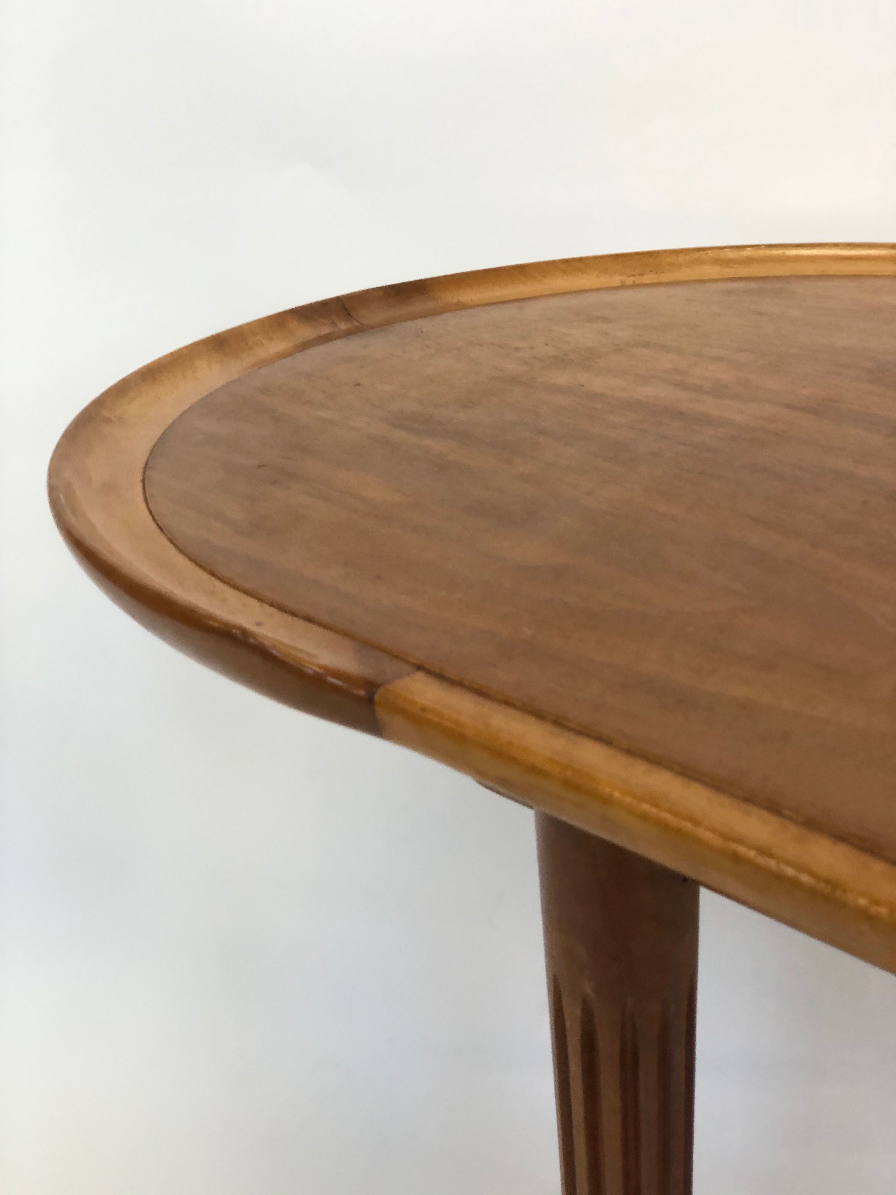 Vintage wooden coffee table, A.A. Patijn for Zijlstra Joure, 1950s