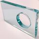 Sculptural Italian design glass paperweight