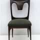 Ico & Luisa Parisi MidCentury Modern Italian Walnut and Bouclè Dining Chair