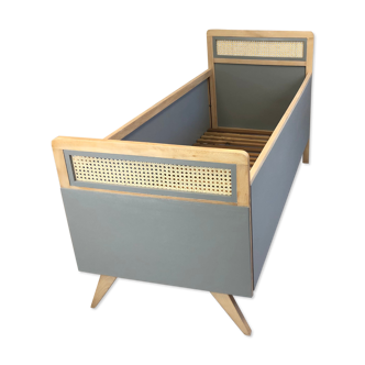 Baby cot vintage 60s restyled