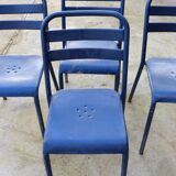 Suite de 4 chaises bistrot vintage