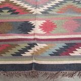 Kilim rug in jute and cotton. 125cm x 195cm