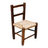 Straw children's chair