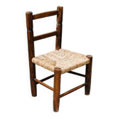 Straw children's chair
