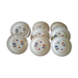 12 plates in Gien porcelain