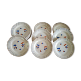 12 assiettes en porcelaine de Gien