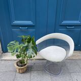 Velvet armchair by Warren Platner for Knoll