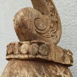 Ancient wooden ancestor statue of the Leti Islands, Indonesia